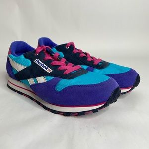 Reebok Classic Purple/Blue Running Shoes Men's